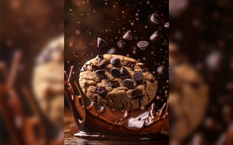 cookies with chocolate chips and sweet tea Splashes 141