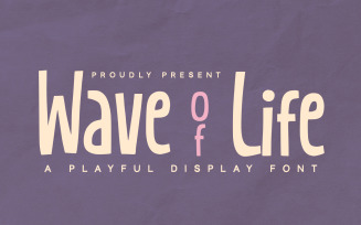 Wave of Life - Display Font