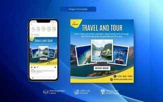Exclusive Travel and Tours Social Media Post