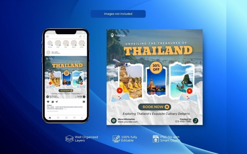 Holiday Tours and Travel Promotion Social Media