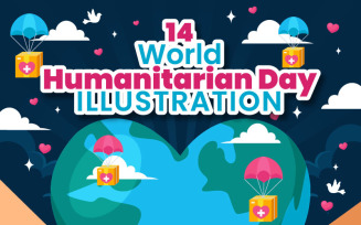 14 World Humanitarian Day Illustration