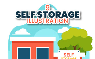 9 Self Storage Illustration