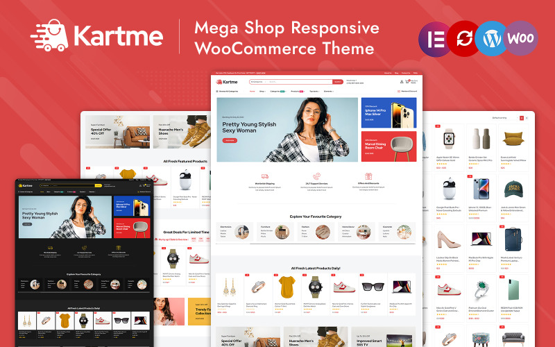 Kartme - Mega Shop Elementor WooCommerce Responsive Theme WooCommerce Theme