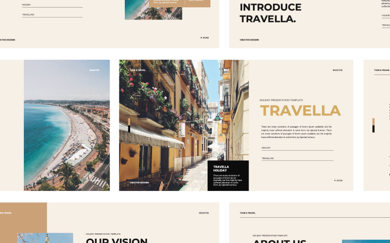 Travella - A Travel Point Template PowerPoint Template