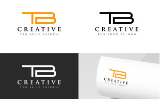 TB Letters Logo Design Template