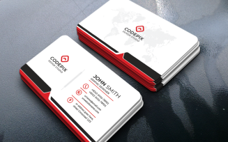 Modern Professional Business Card Template - Corporate Identity Template v2