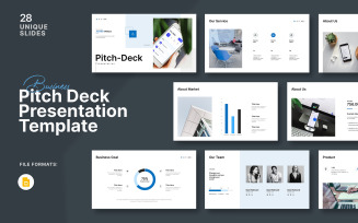 Business Pitch Deck Google Slide Presentation