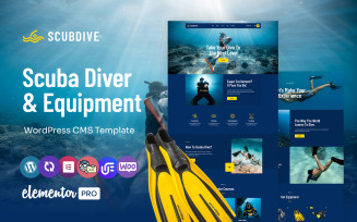 Scubdive - Scuba Diving and Equipment Multipurpose WordPress Elementor Theme