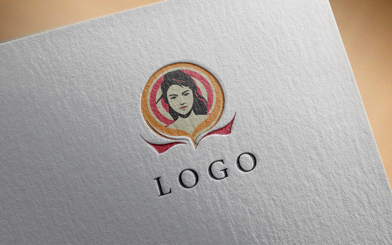 Elegant Soft Girl logo-073-23 Logo Template