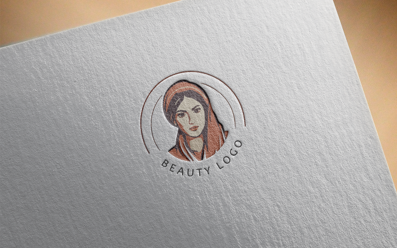 Modern Beauty Girl logo-071-23 Logo Template