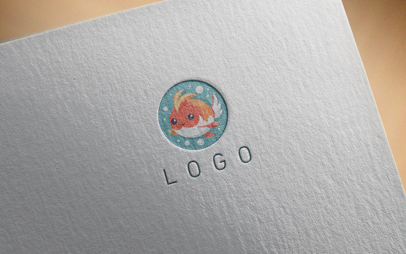 Modern Cute Fish Logo-0520-23 Logo Template