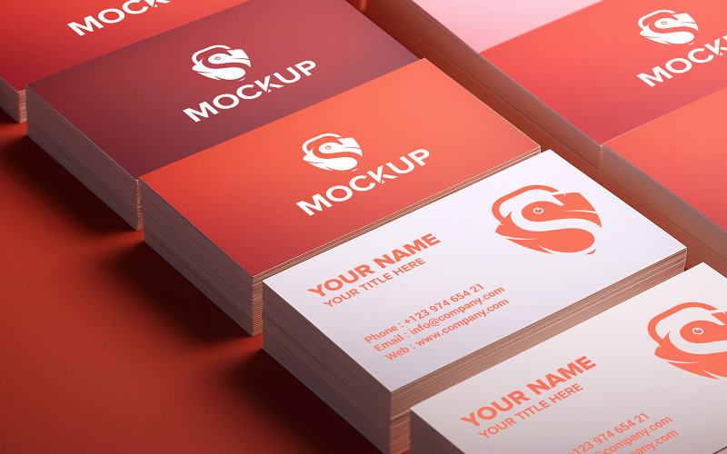 Business card mockups best photorealistic business card mockup Product Mockup