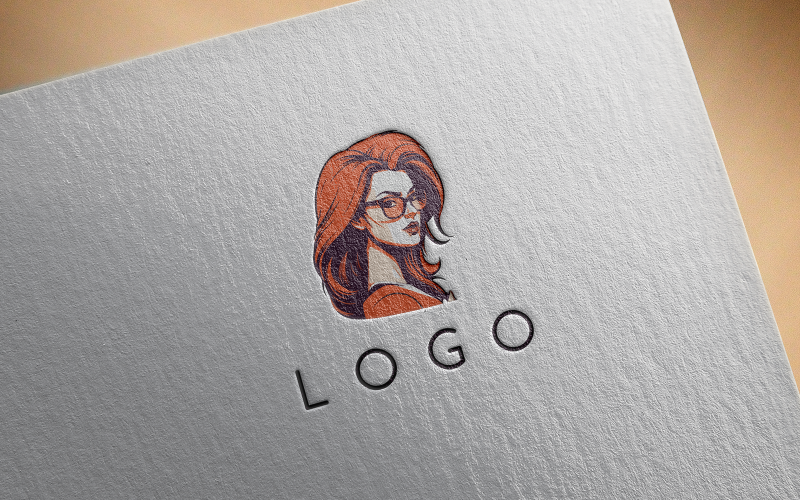 Modern Girl Logo 3-0198-23 Logo Template
