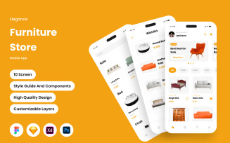 Elegance - Furniture Store Mobile App