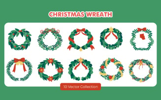 Christmas Wreath Illustration Set
