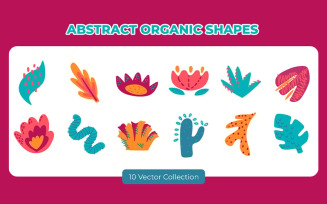 Abstract Organic Illustration Shapes