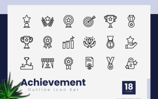 Achievement Outline Icons