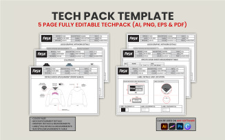 Fashion Tech Pack Template