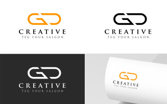 GD Letters Logo Design Template