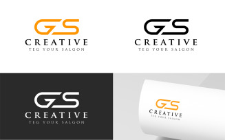 GS Letters Logo Design Template