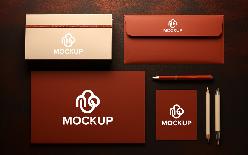 Minimal branding stationery mockup psd Product Mockup