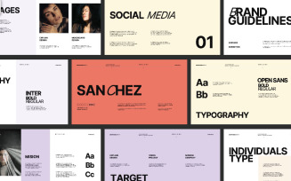 Sanchez - Brand Identity Google Slides Template
