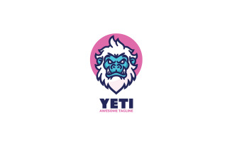 Yeti Simple Mascot Logo Design