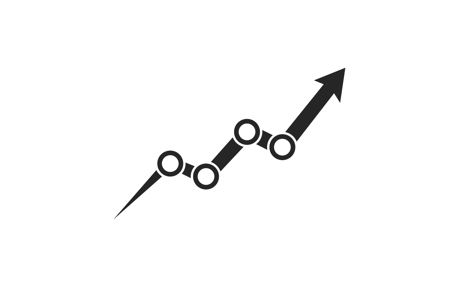 Arrow Business Finance logo vector flat design template