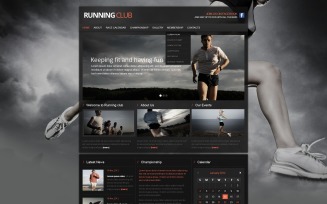 Running Website Template