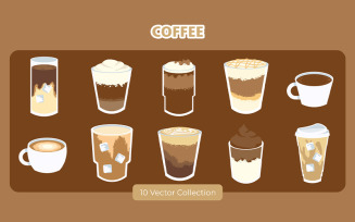 Coffee Vector Set Collection