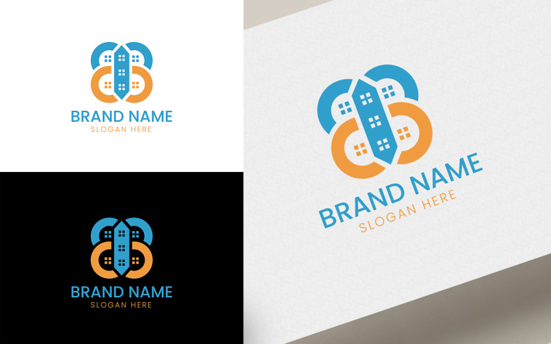 Letter B real estate logo-06-79 Logo Template