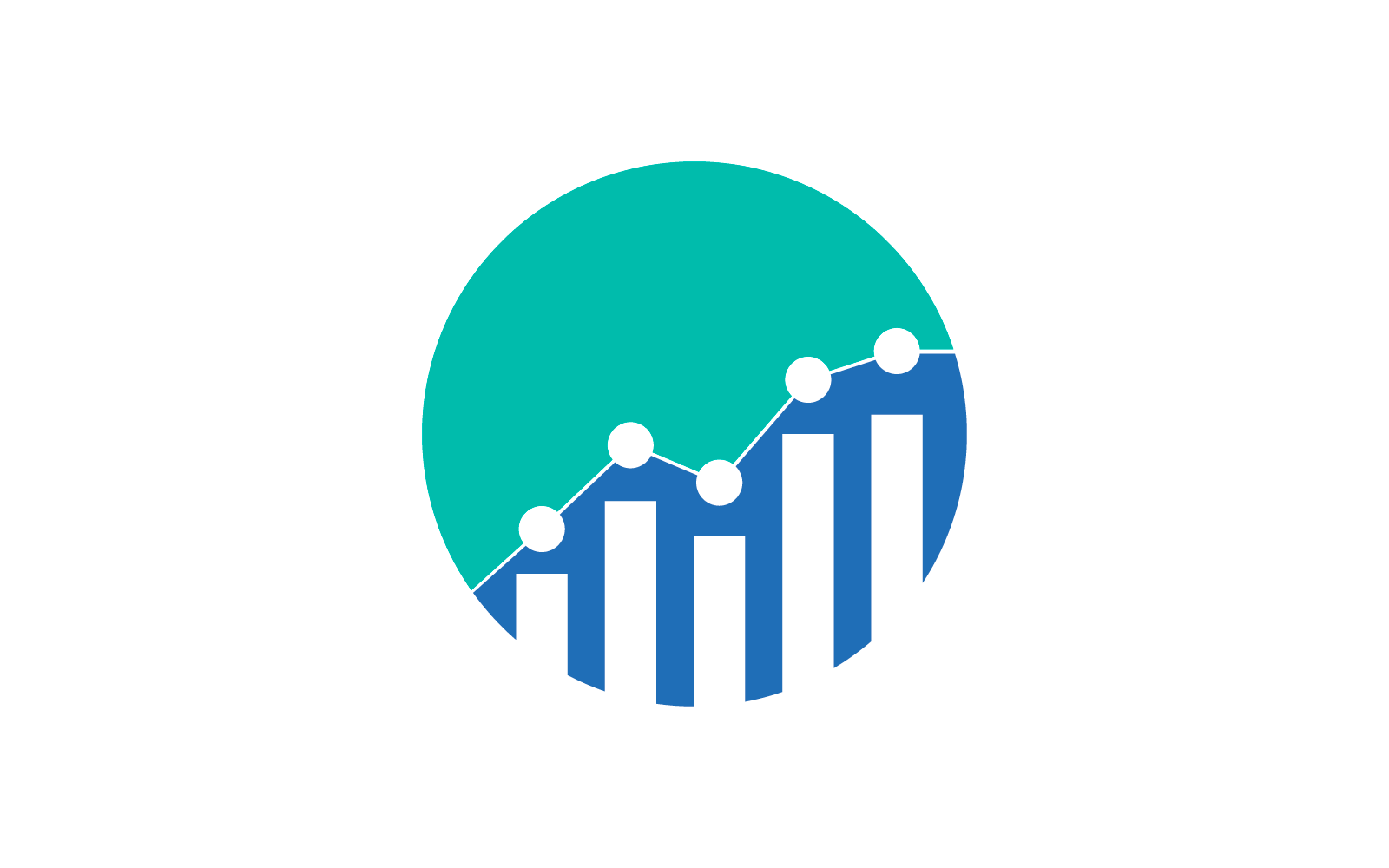 Flache Design-Vorlage für Firmenlogos, Vektorgrafik