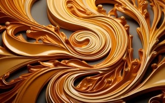 Golden Swirls, Particle Texture, Illustrations Background 27