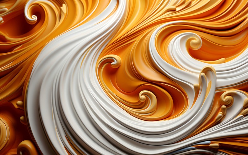 Golden Swirls, Particle Texture, Illustrations Background 9