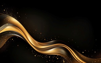Golden Swirls Ornaments Background 55