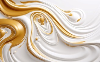 Golden Swirls, Particle Texture, Illustrations Background 100