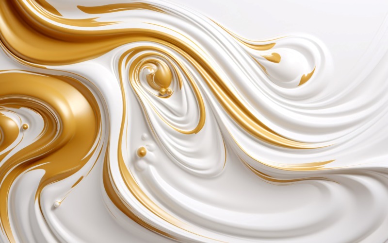 Golden Swirls, Particle Texture, Illustrations Background 100