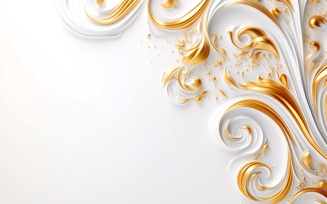 Golden Swirls, Particle Texture, Illustrations Background 112