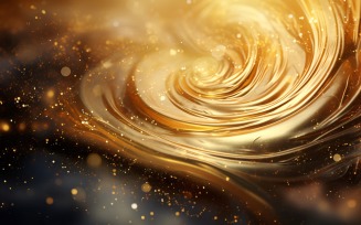 Golden Swirls, Particle Texture, Illustrations Background 113
