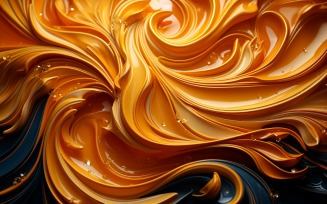 Golden Swirls, Particle Texture, Illustrations Background 121