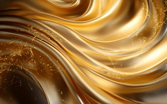 Golden Swirls, Particle Texture, Illustrations Background 124