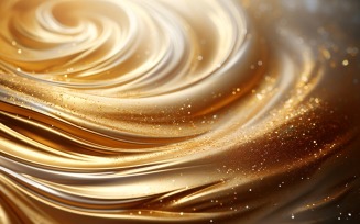 Golden Swirls, Particle Texture, Illustrations Background 129
