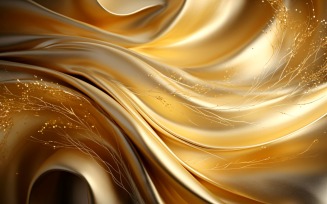 Golden Swirls, Particle Texture, Illustrations Background 99
