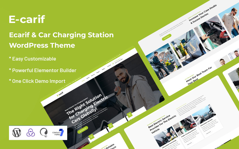 Ecarif - Car Charging Station WordPress Theme
