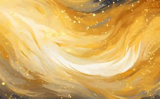 Golden Swirls, Particle Texture, Illustrations Background 150