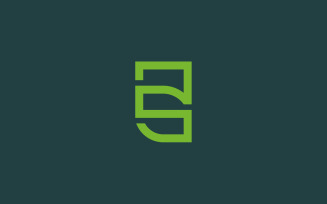 Letter as or sa Eco Logo Design