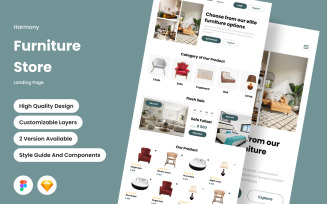 Harmony - Furniture Store Landing Page V2