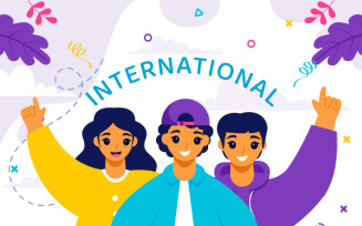 11 International Youth Day Illustration