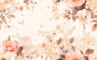 Floral Pattern Tile Background 07