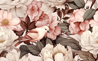 Floral Pattern Tile Background 101